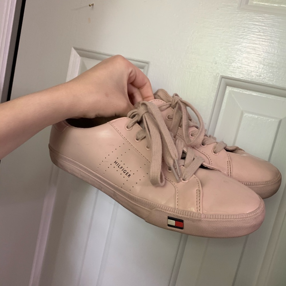 Tommy Hilfiger pink shoes